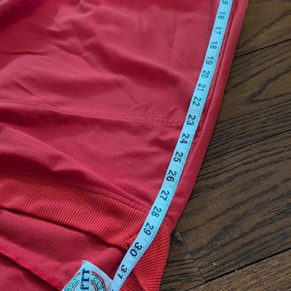 Vintage - Oversized Red Cardigan Sweater with Deep Pockets - Picture 4 of 7